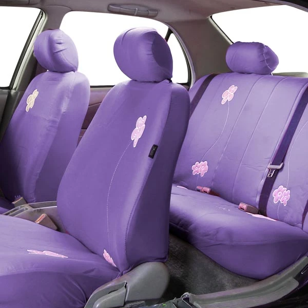 Floral Seat Covers - Full Set Purple(Floral Seat Covers Full Set Purple) 6 Floral Seat Covers - Full Set Purple(Floral Seat Covers Full Set Purple) - Image 6