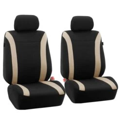 Cosmopolitan Flat Cloth Seat Covers - Front Set Beige(Cosmopolitan Flat Cloth Seat Covers Front Set Beige)