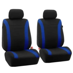 Cosmopolitan Flat Cloth Seat Covers - Front Set Blue(Cosmopolitan Flat Cloth Seat Covers Front Set Blue)