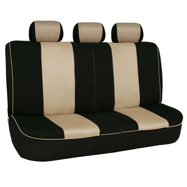 Edgy Piping Seat Covers - Rear Beige(Edgy Piping Seat Covers Rear Beige) 1 Edgy Piping Seat Covers - Rear Beige(Edgy Piping Seat Covers Rear Beige)