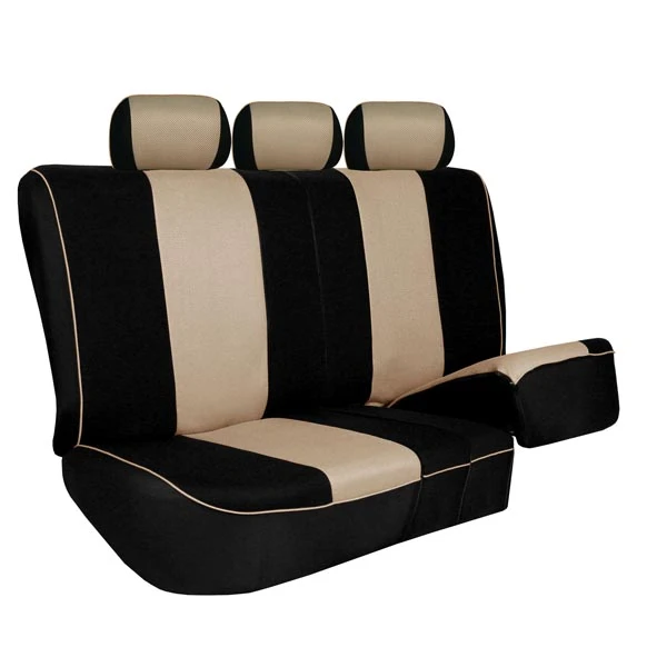 Edgy Piping Seat Covers - Rear Beige(Edgy Piping Seat Covers Rear Beige) 3 Edgy Piping Seat Covers - Rear Beige(Edgy Piping Seat Covers Rear Beige) - Image 3