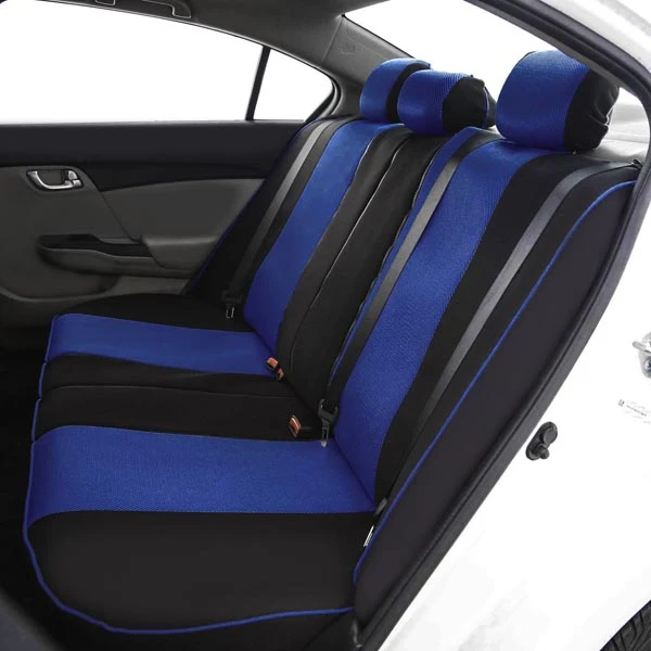 Edgy Piping Seat Covers - Rear Blue(Edgy Piping Seat Covers Rear Blue) 3 Edgy Piping Seat Covers - Rear Blue(Edgy Piping Seat Covers Rear Blue) - Image 3