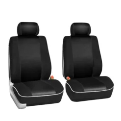 Edgy Piping Seat Covers - Front Set Black(Edgy Piping Seat Covers Front Set Black)
