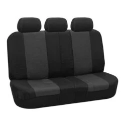 Timeless Cross Weave Seat Covers - Rear Gray(Timeless Cross Weave Seat Covers Rear Gray)