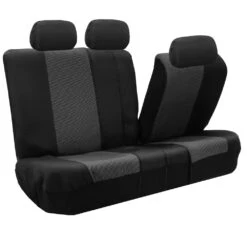 Timeless Cross Weave Seat Covers - Full Set Gray(Timeless Cross Weave Seat Cover Full Set Gray) -FH Group 88 FB064115 gray 03