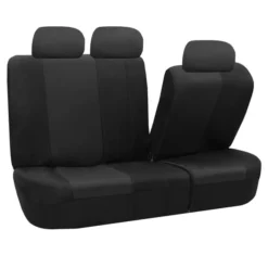Classic Khaki Seat Covers - Rear Black(Classic Khaki Seat Covers Rear Black) -FH Group 88 FB065013 black 02