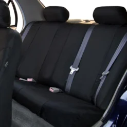 Classic Khaki Seat Covers - Rear Black(Classic Khaki Seat Covers Rear Black) -FH Group 88 FB065013 black 04