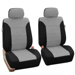 Classic Khaki Seat Covers - Front Set Gray(Classic Khaki Seat Covers Front Set Gray)