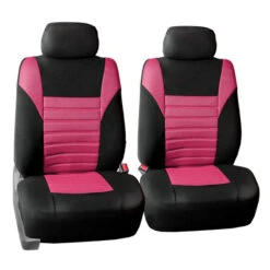 Premium 3D Air Mesh Seat Covers - Front Set Pink(Premium 3d Air Mesh Seat Covers Front Set Pink)