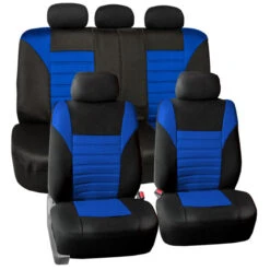 Premium 3D Air Mesh Seat Covers - Full Set Blue(Premium 3d Air Mesh Seat Covers Full Set Blue)