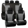 Premium 3D Air Mesh Seat Covers - Full Set Gray(Premium 3d Air Mesh Seat Covers Full Set Gray)