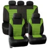 Premium 3D Air Mesh Seat Covers - Full Set Green(Premium 3d Air Mesh Seat Covers Full Set Green)