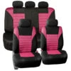 Premium 3D Air Mesh Seat Covers - Full Set Pink(Premium 3d Air Mesh Seat Covers Full Set Pink)