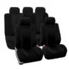 Sports Seat Covers - Full Set Black(Sports Seat Covers Full Set Black)