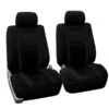 Sports Seat Covers - Front Set Black(Sports Seat Covers Front Set Black)