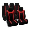 Sports Seat Covers - Full Set Red(Sports Seat Covers Full Set Red)