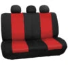 Neoprene Seat Covers - Rear Red(Neoprene Seat Covers Rear Red)
