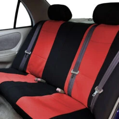 Neoprene Seat Covers - Rear Red(Neoprene Seat Covers Rear Red) -FH Group 88 FB083013 red 03
