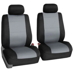 Neoprene Seat Covers - Front Set Gray(Neoprene Seat Covers Front Set Gray)