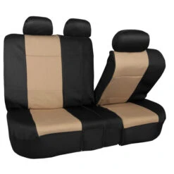 Neoprene Seat Covers - Full Set Beige(Neoprene Seat Covers Full Set Beige) -FH Group 88 FB083115 beige 03