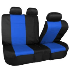 Neoprene Seat Covers - Full Set Blue(Neoprene Seat Covers Full Set Blue) -FH Group 88 FB083115 blue 03