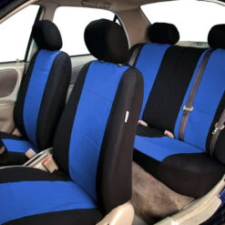 Neoprene Seat Covers - Full Set Blue(Neoprene Seat Covers Full Set Blue) -FH Group 88 FB083115 blue 05