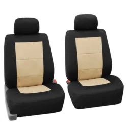 Premium Waterproof Seat Covers - Front Set Beige(Premium Waterproof Seat Covers Front Set Beige)