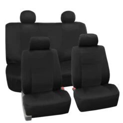 Premium Waterproof Seat Covers - Full Set Black(Premium Waterproof Seat Covers Full Set Black)