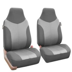 Supreme Twill Seat Covers - Front Set Gray(Supreme Twill Seat Covers Front Set Gray)