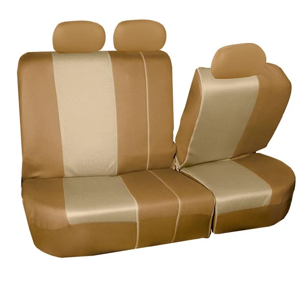 Supreme Twill Seat Covers - Full Set Beige / Tan(Supreme Twill Seat Covers Full Set Beige Tan) 4 Supreme Twill Seat Covers - Full Set Beige / Tan(Supreme Twill Seat Covers Full Set Beige Tan) - Image 4