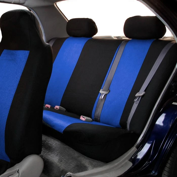 Classic Cloth Seat Covers - Rear Blue(Classic Cloth Seat Covers Rear Blue) 2 Classic Cloth Seat Covers - Rear Blue(Classic Cloth Seat Covers Rear Blue) - Image 2