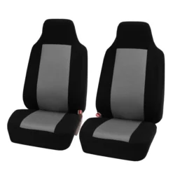 Classic Cloth Seat Covers - Front Set Gray(Classic Cloth Seat Covers Front Set Gray)