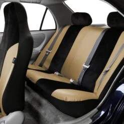 Royal Mix Seat Covers - Rear Beige(Royal Mix Seat Covers Rear Beige) -FH Group 88 FB103013 beige 04