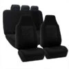 Premium Fabric Seat Covers - Full Set Black(Premium Fabric Seat Covers Full Set Black)