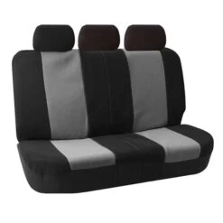 Premium Fabric 3 Row 8 Seater - Gray Seat Covers(Premium Fabric 3 Row Seat Covers Gray) -FH Group 88 FB107115 gray 03 7afad343 d72d 49f4 b662 48bafbdc7482