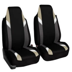 Supreme Modernistic Seat Covers - Front Set Beige(Supreme Modernistic Seat Covers Front Set Beige)