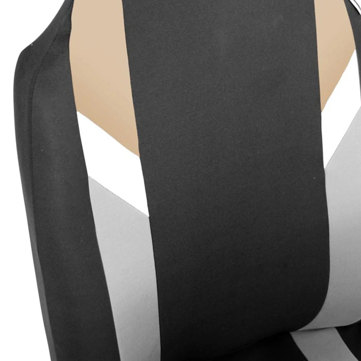 Supreme Modernistic Seat Covers - Front Set Beige(Supreme Modernistic Seat Covers Front Set Beige) 2 Supreme Modernistic Seat Covers - Front Set Beige(Supreme Modernistic Seat Covers Front Set Beige) - Image 2