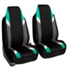 Supreme Modernistic Seat Covers - Front Set Mint(Supreme Modernistic Seat Covers Front Set Mint)