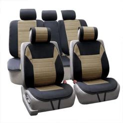 Premium Car Seat Cushions - Full Set Beige(Premium Car Seat Cushions Full Set Beige)