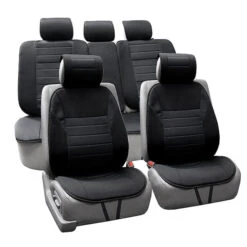 Premium Car Seat Cushions - Full Set Black(Premium Car Seat Cushions Full Set Black)