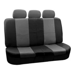 Premium PU Leather 3 Row 8 Seater - Gray / Black Seat Covers(Premium Pu Leather 3 Row Seat Covers Gray Black) 11 Premium PU Leather 3 Row 8 Seater - Gray / Black Seat Covers(Premium Pu Leather 3 Row Seat Covers Gray Black) -FH Group 88 PU002115 grayblack 03