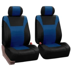 Racing PU Leather Seat Covers - Full Set Blue(Racing Pu Leather Seat Covers Full Set Blue) -FH Group 88 PU003102 blue 01