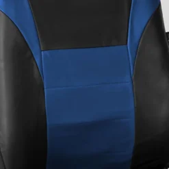 Racing PU Leather Seat Covers - Full Set Blue(Racing Pu Leather Seat Covers Full Set Blue) -FH Group 88 PU003102 blue 02