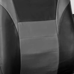 Racing PU Leather Seat Covers - Full Set Gray(Racing Pu Leather Seat Covers Full Set Gray) -FH Group 88 PU003102 gray 02