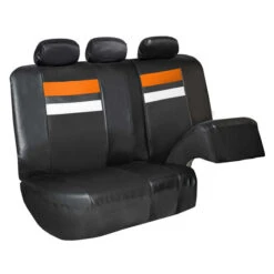 Varsity Spirit PU Leather Seat Covers - Rear Orange(Varsity Spirit Pu Leather Seat Covers Rear Orange) -FH Group 88 PU006013 orange 03