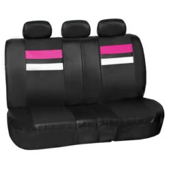 Varsity Spirit PU Leather Seat Covers - Rear Pink(Varsity Spirit Pu Leather Seat Covers Rear Pink)