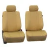 Deluxe Leatherette Seat Covers - Front Set Beige(Deluxe Leatherette Seat Covers Front Set Beige)