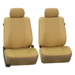 Deluxe Leatherette 3 Row 7 Seater - Tan Seat Covers(Deluxe Leatherette 3 Row Seat Covers Tan) -FH Group 88 PU007102 beige 01 d1d28ea5 d60c 488a a7bd 6045f46453d7