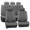 Deluxe Leatherette Seat Covers - Full Set Gray(Deluxe Leatherette Seat Covers Full Set Gray)