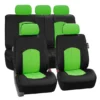 Highest Grade Faux Leather Seat Covers - Full Set Green(Highest Grade Faux Leather Seat Covers Full Set Green)